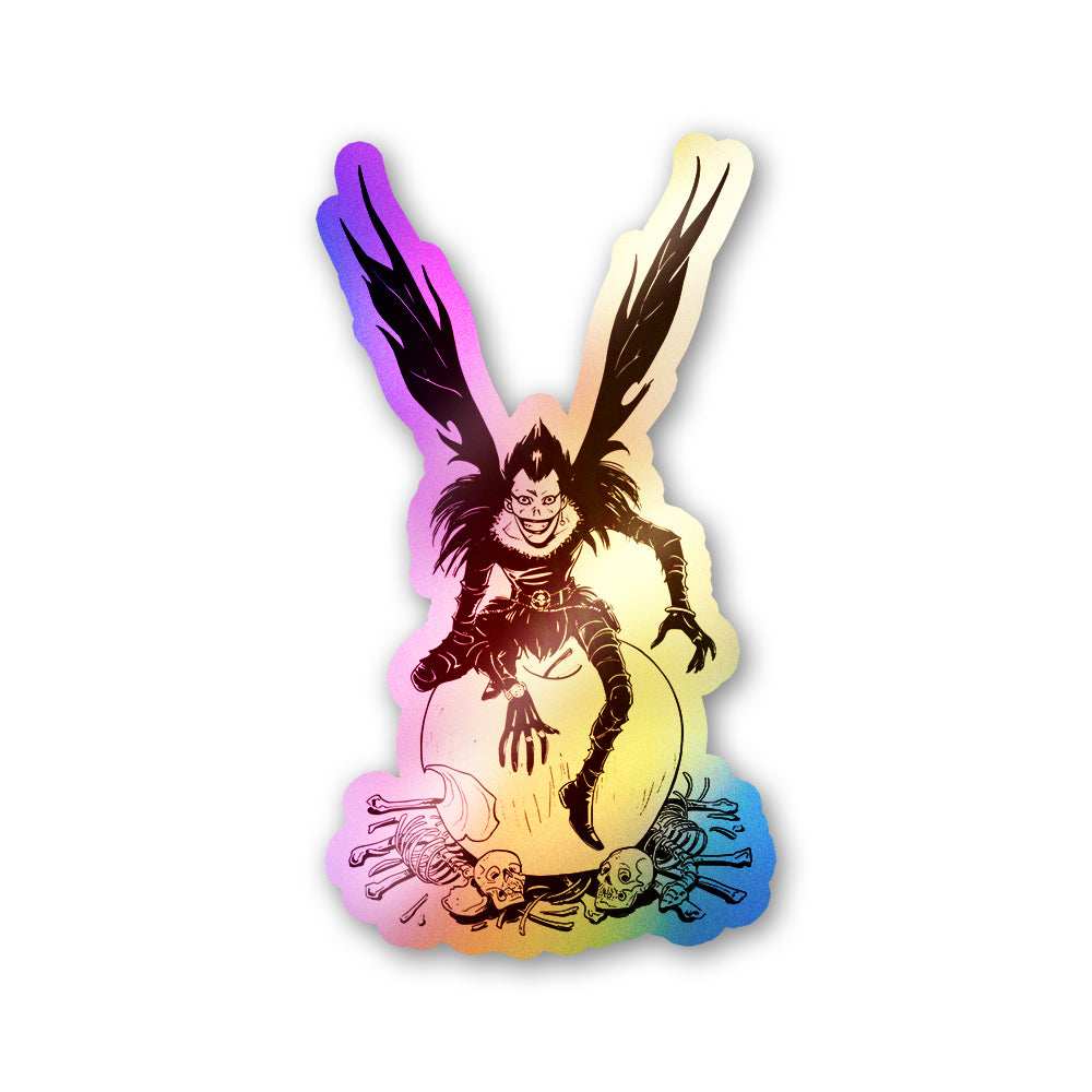 Ryuk Holographic Stickers waterproof vinyl decal for laptop, bike, car & bottle