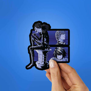 Ryuk Sticker waterproof vinyl decal for laptop, bike, car & bottle