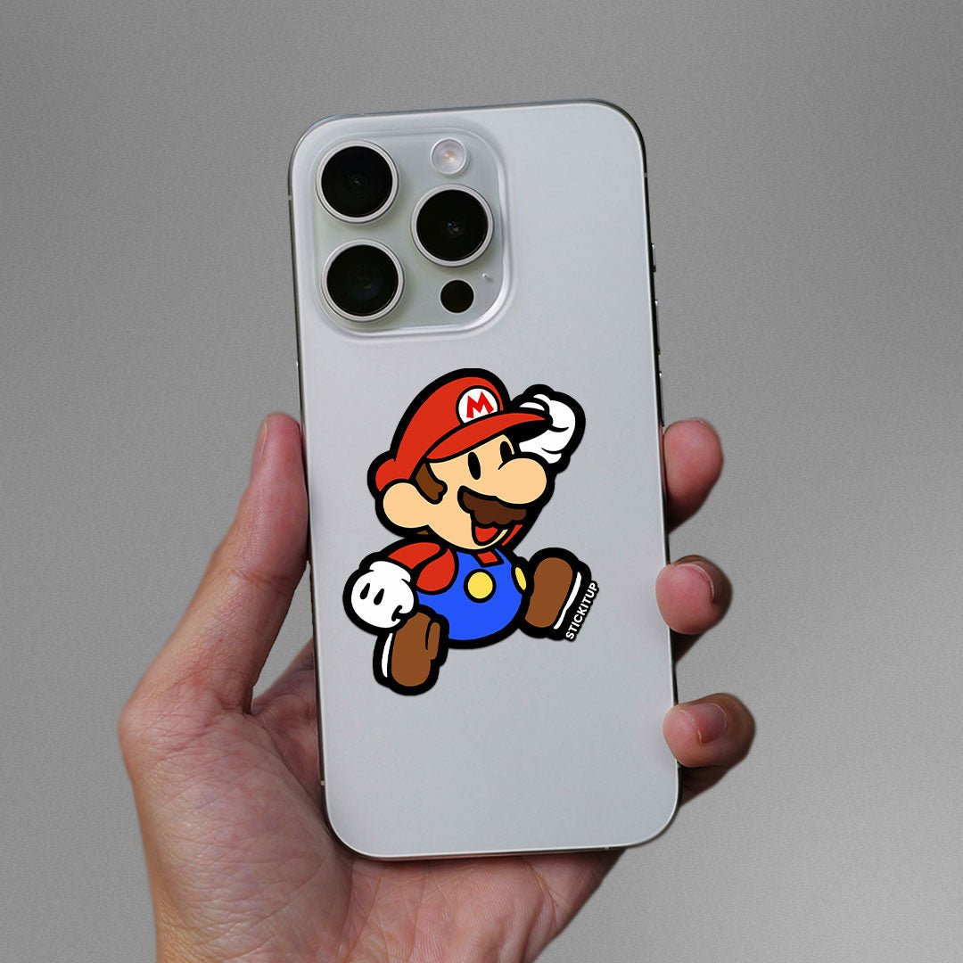 S Mario Sticker - STICK IT UP
