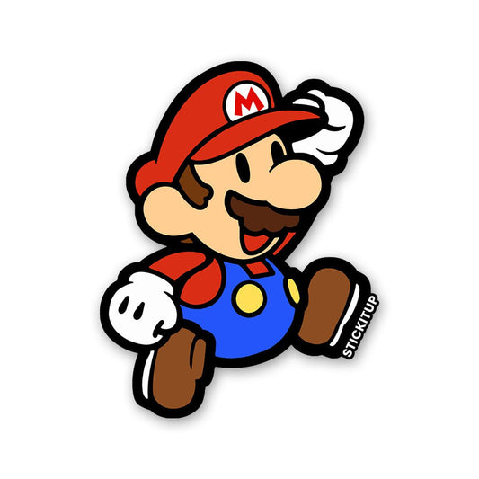 S Mario Sticker - STICK IT UP