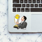 Sachin Tendulkar Sticker waterproof vinyl decal for laptop, bike, car & bottle