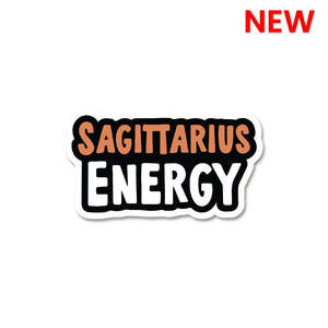 Sagittarius Energy Sticker waterproof vinyl decal for laptop, bike, car & bottle