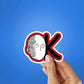 Saitama Ok Sticker waterproof vinyl decal for laptop, bike, car & bottle