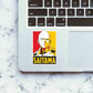 Saitama Sticker waterproof vinyl decal for laptop, bike, car & bottle