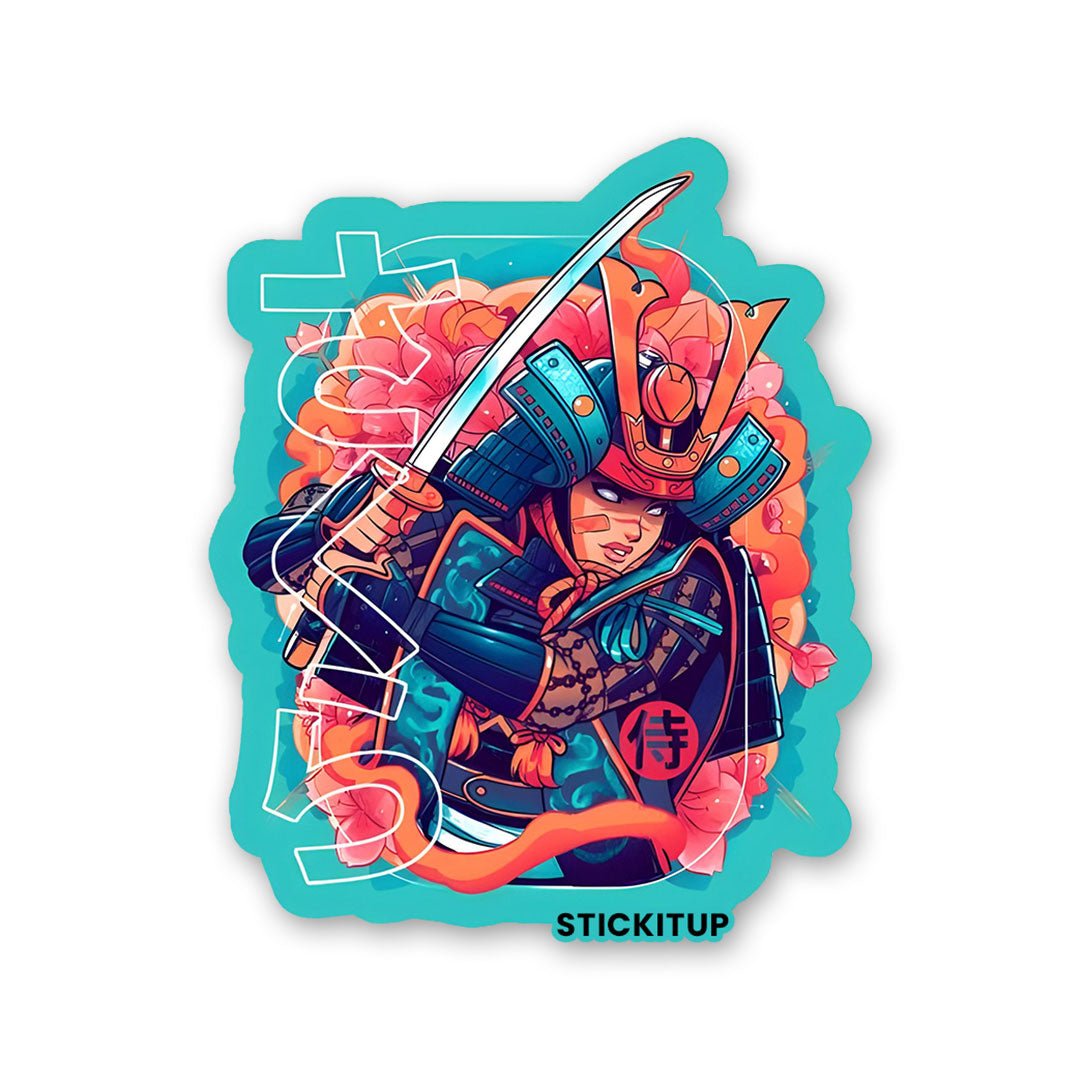 Sakura Samurai 2.0 Sticker - Stickers | STICK IT UP