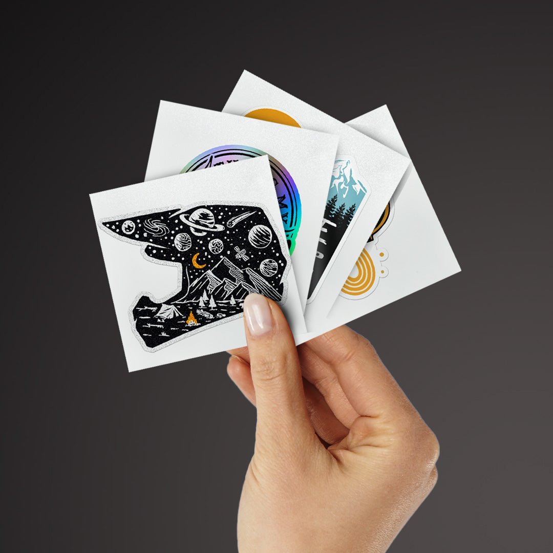 Sample Sticker Pack waterproof vinyl decal for laptop, bike, car & bottle