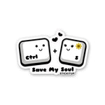 Save My Soul Sticker waterproof vinyl decal for laptop, bike, car & bottle