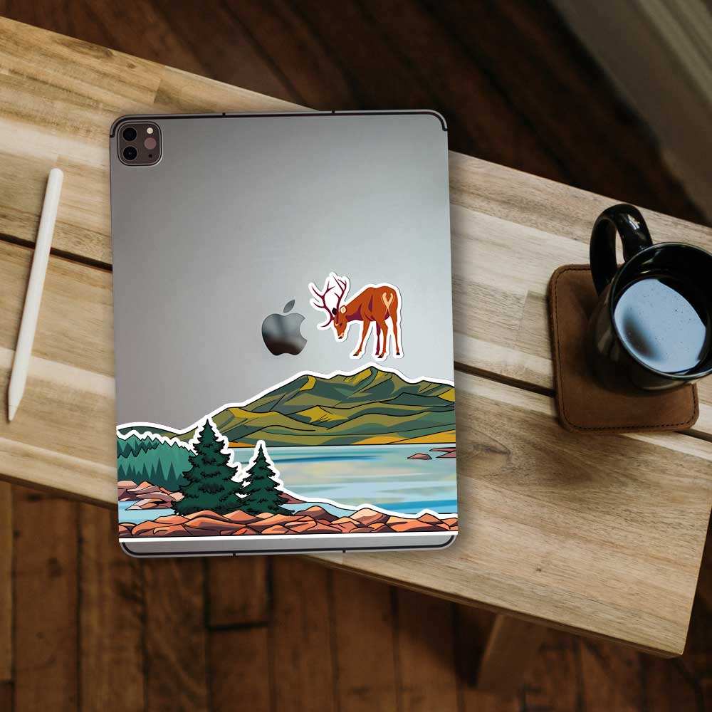 Scenery Infinity Sticker waterproof vinyl decal for laptop, bike, car & bottle