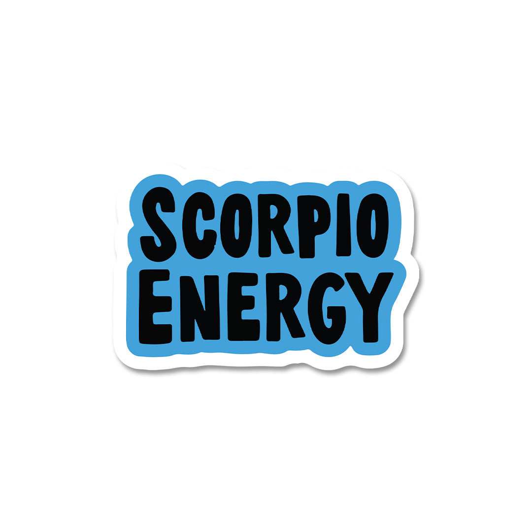 Scorpio Energy Sticker - Stickers | STICK IT UP