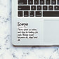 Scorpio Sticker waterproof vinyl decal for laptop, bike, car & bottle