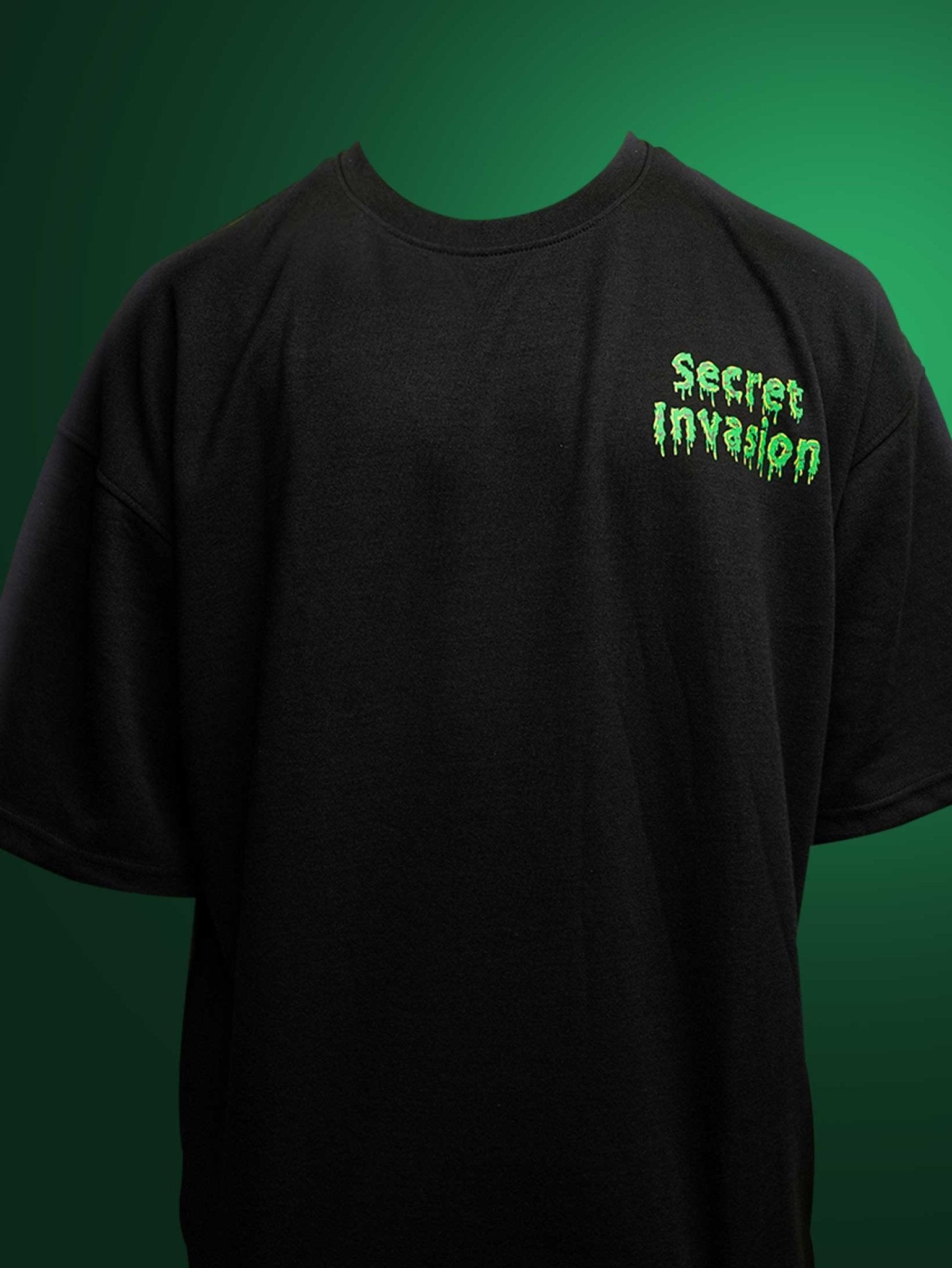 SECRET INVASION OVERSIZED T - SHIRT waterproof vinyl decal for laptop, bike, car & bottle