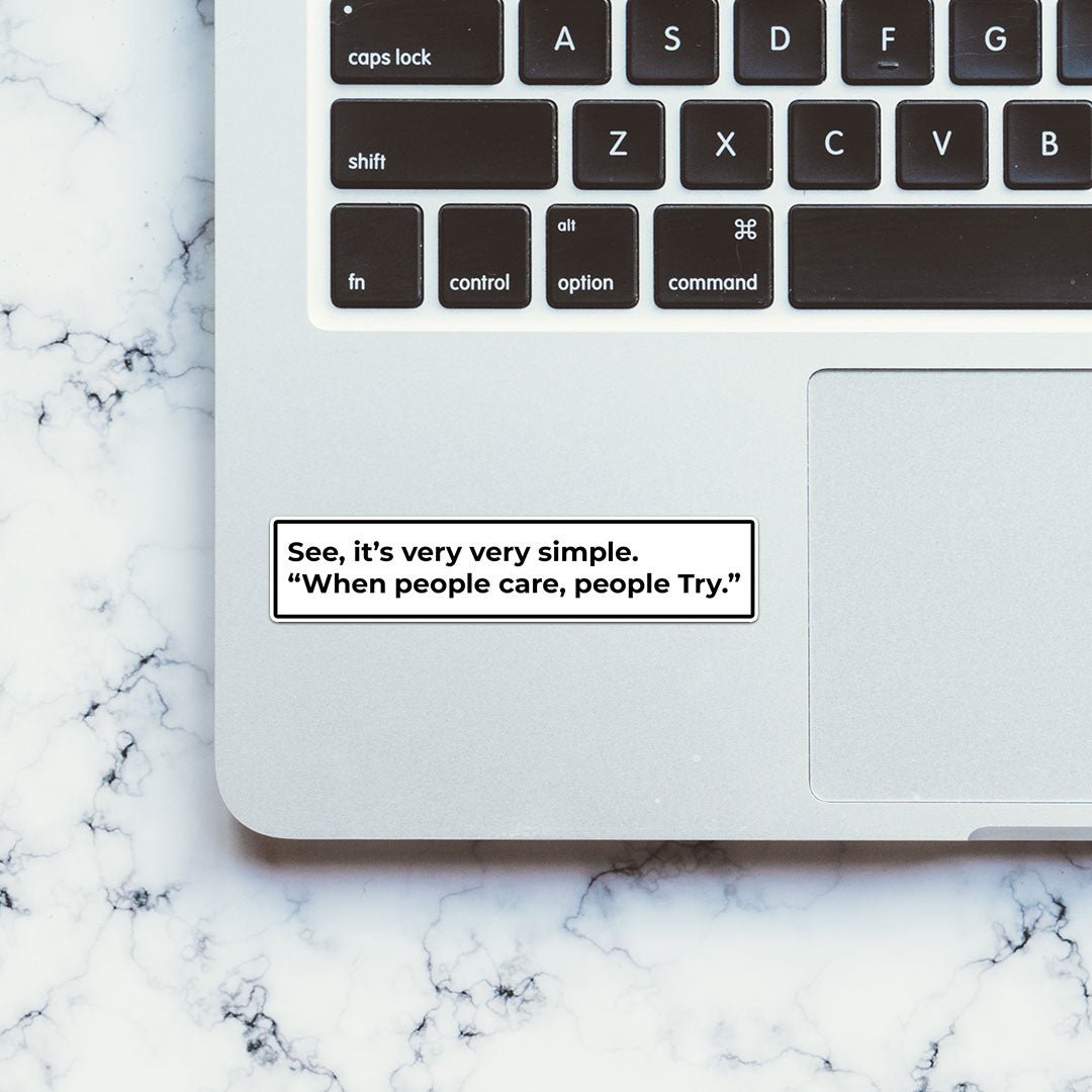 See, It'S Very Very Simple Sticker waterproof vinyl decal for laptop, bike, car & bottle