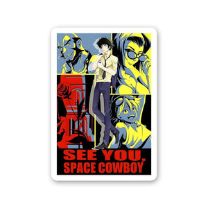 See You Cowboy Sticker waterproof vinyl decal for laptop, bike, car & bottle