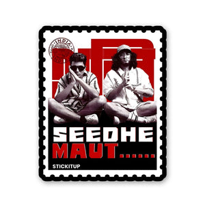seedhe maut Sticker waterproof vinyl decal for laptop, bike, car & bottle