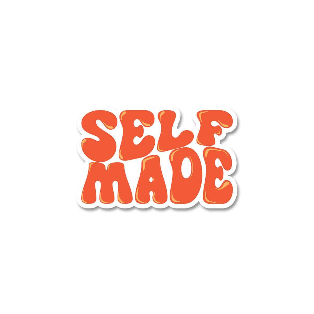 Self Made Sticker waterproof vinyl decal for laptop, bike, car & bottle