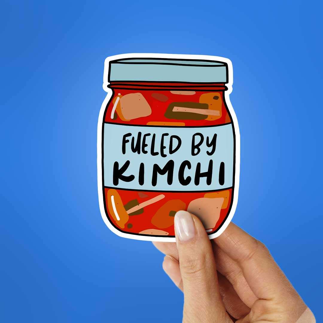 Seoul Kimch Sticker waterproof vinyl decal for laptop, bike, car & bottle