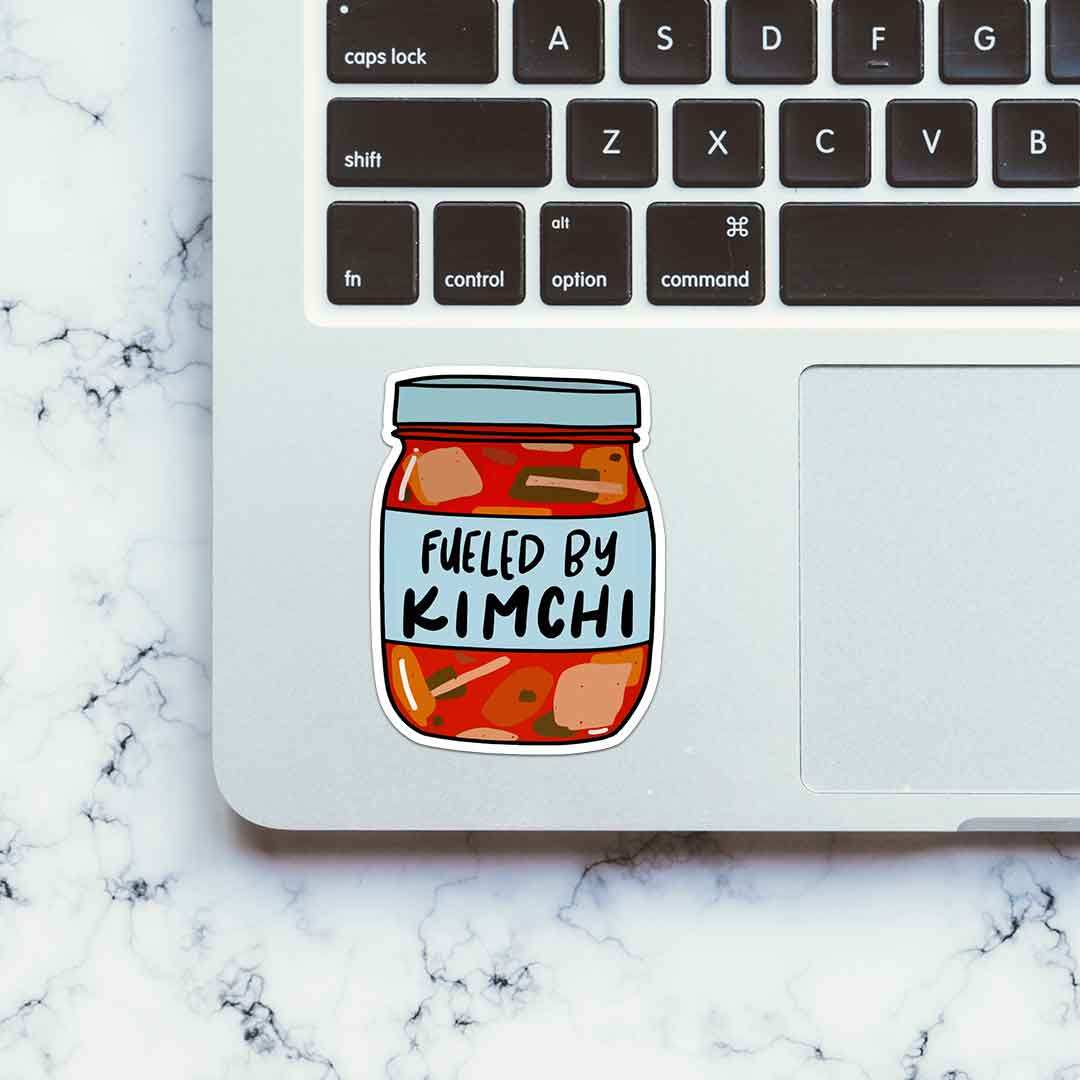Seoul Kimch Sticker waterproof vinyl decal for laptop, bike, car & bottle
