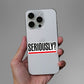 Seriously Sticker - Stickers | STICK IT UP