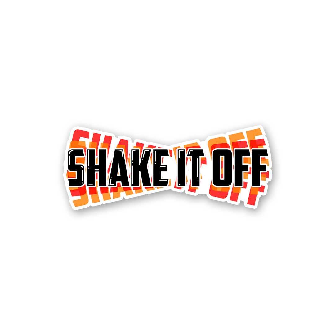 Shake It Sticker waterproof vinyl decal for laptop, bike, car & bottle