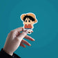 Shin D Pirate Sticker waterproof vinyl decal for laptop, bike, car & bottle