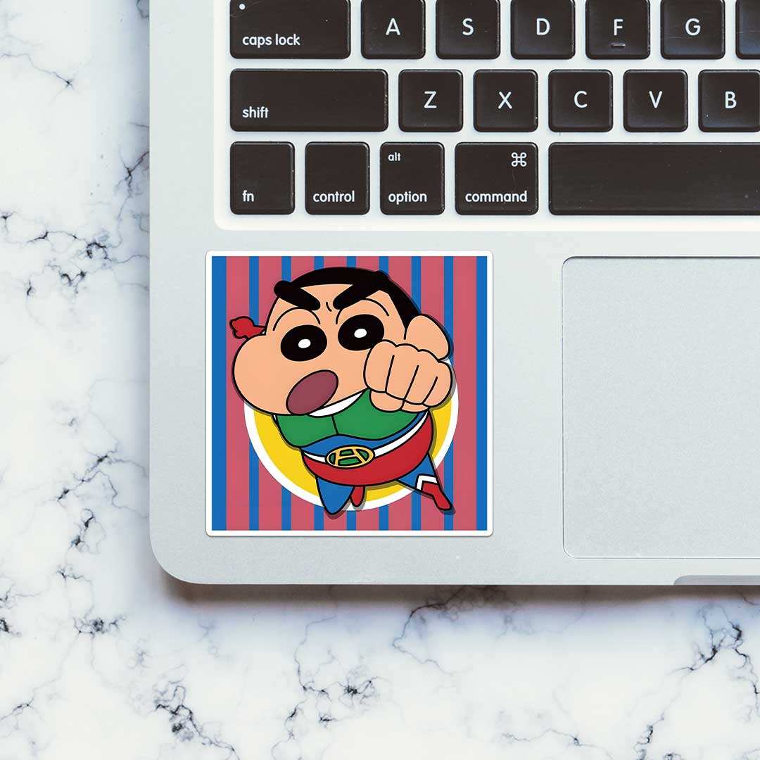 Mr.chan Action Sticker waterproof vinyl decal for laptop, bike, car & bottle
