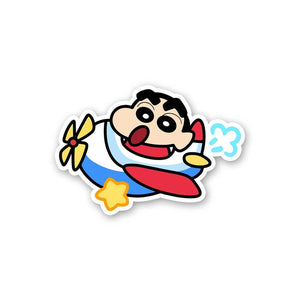 Mr.chan Flying Sticker waterproof vinyl decal for laptop, bike, car & bottle