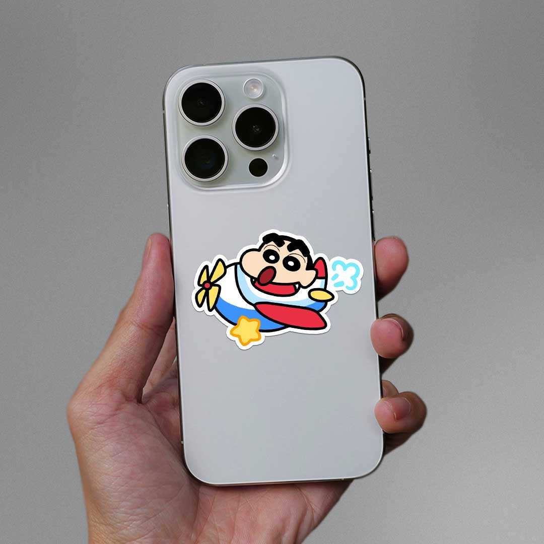 Mr.chan Flying Sticker waterproof vinyl decal for laptop, bike, car & bottle