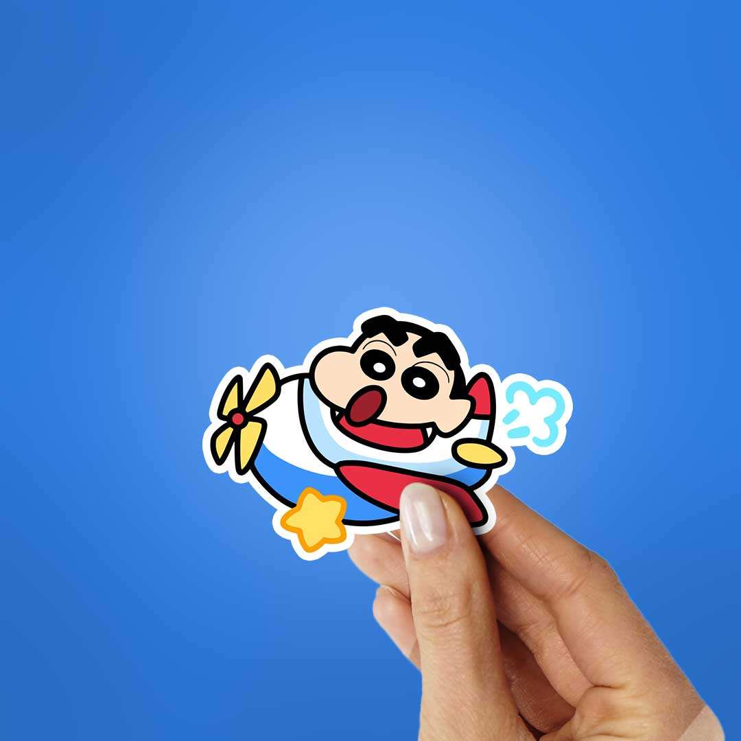 Mr.chan Flying Sticker waterproof vinyl decal for laptop, bike, car & bottle