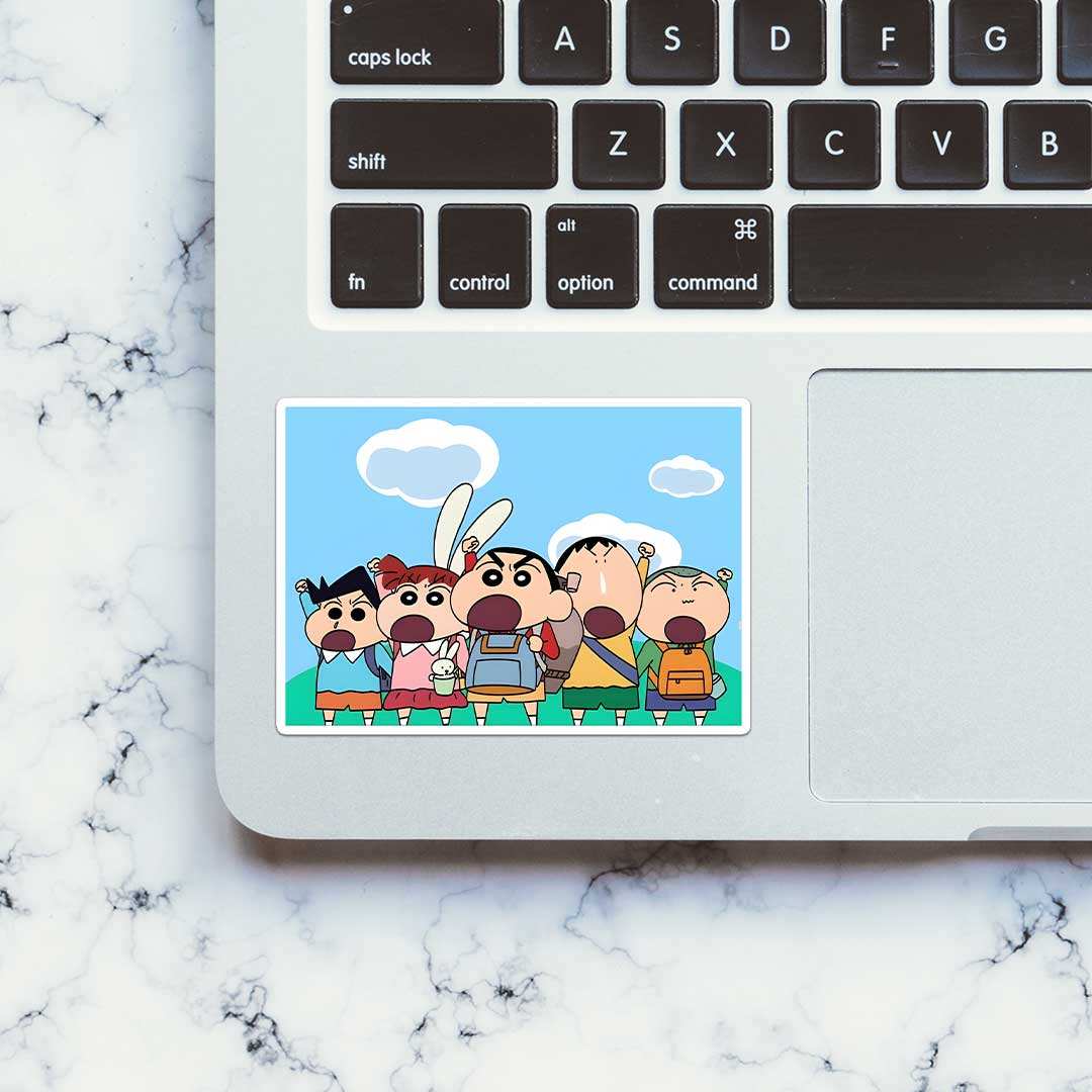 Shinchan Squad Sticker - STICK IT UP