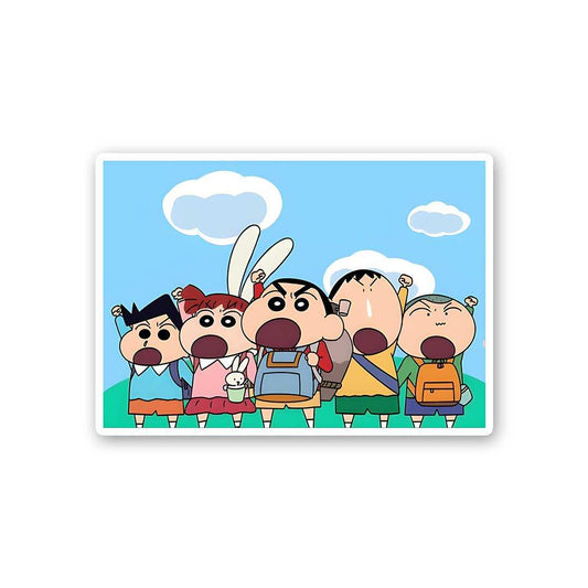 Shinchan Squad Sticker - STICK IT UP