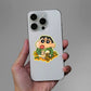 Mr.chan With Sunflower Sticker waterproof vinyl decal for laptop, bike, car & bottle