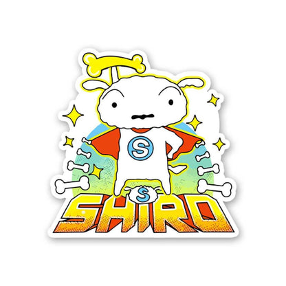 Shiro Sticker waterproof vinyl decal for laptop, bike, car & bottle