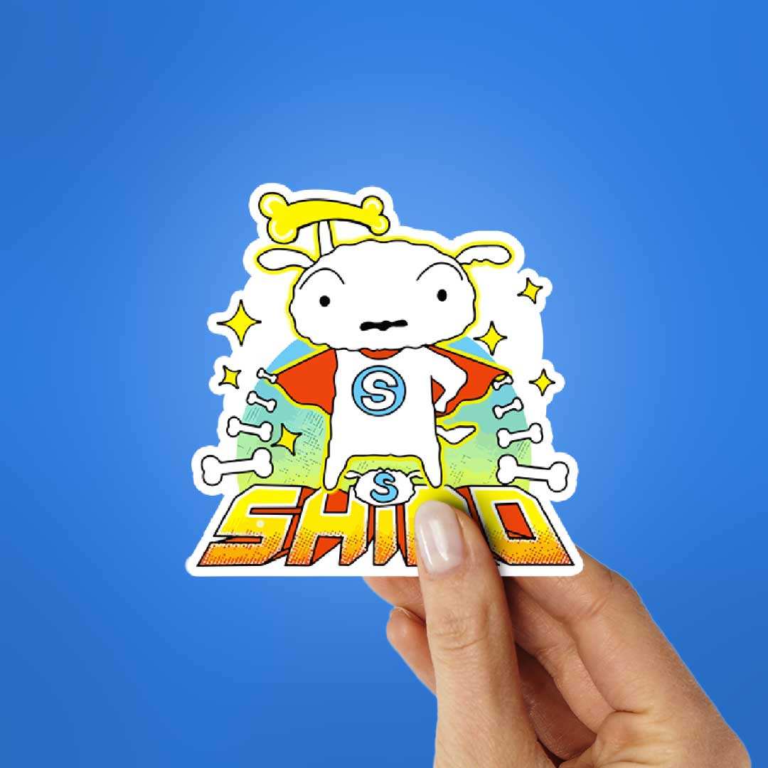 Shiro Sticker waterproof vinyl decal for laptop, bike, car & bottle