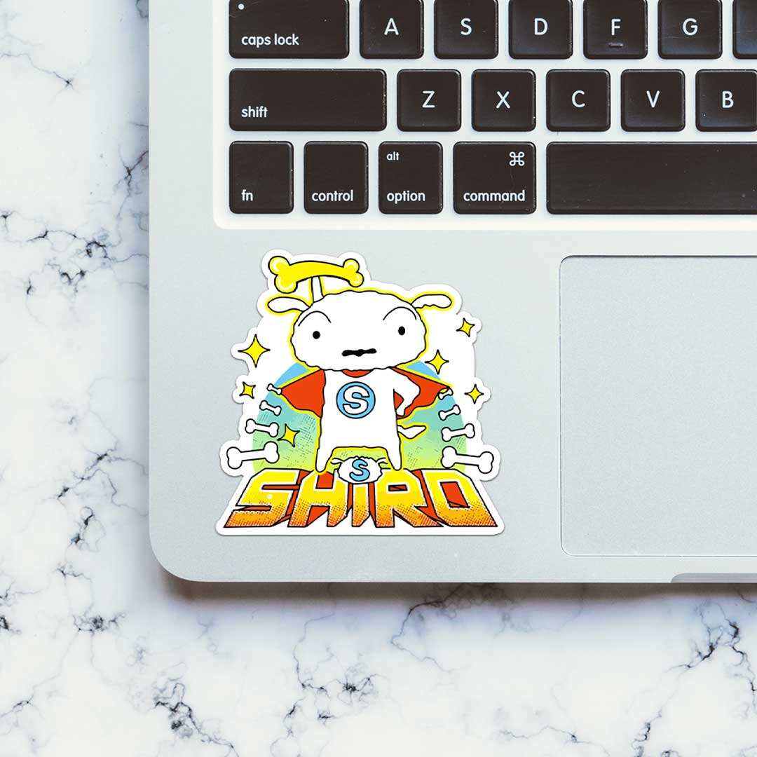 Shiro Sticker waterproof vinyl decal for laptop, bike, car & bottle