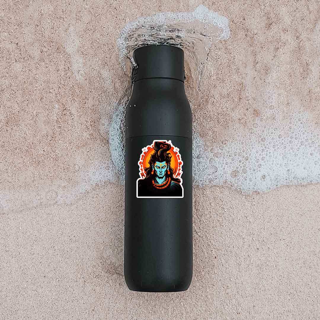 Shiva Sticker waterproof vinyl decal for laptop, bike, car & bottle