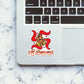 Shree Ganeshay Namah Sticker waterproof vinyl decal for laptop, bike, car & bottle