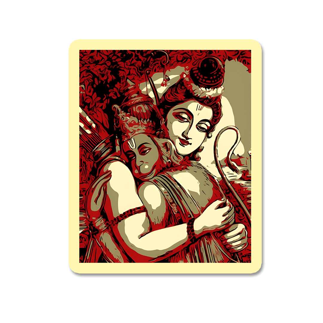 Shri Ram Sticker - Stickers | STICK IT UP