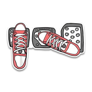 Shu luv Bumper Sticker waterproof vinyl decal for laptop, bike, car & bottle