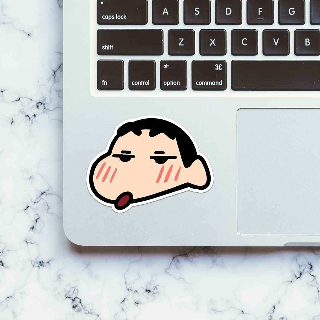 Shy chan Sticker waterproof vinyl decal for laptop, bike, car & bottle