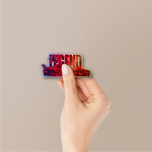 Sidewinder Car Holographic Stickers - Holographic stickers | STICK IT UP