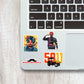 Sidhu Moose Wala Mini sticker sheet waterproof vinyl decal for laptop, bike, car & bottle