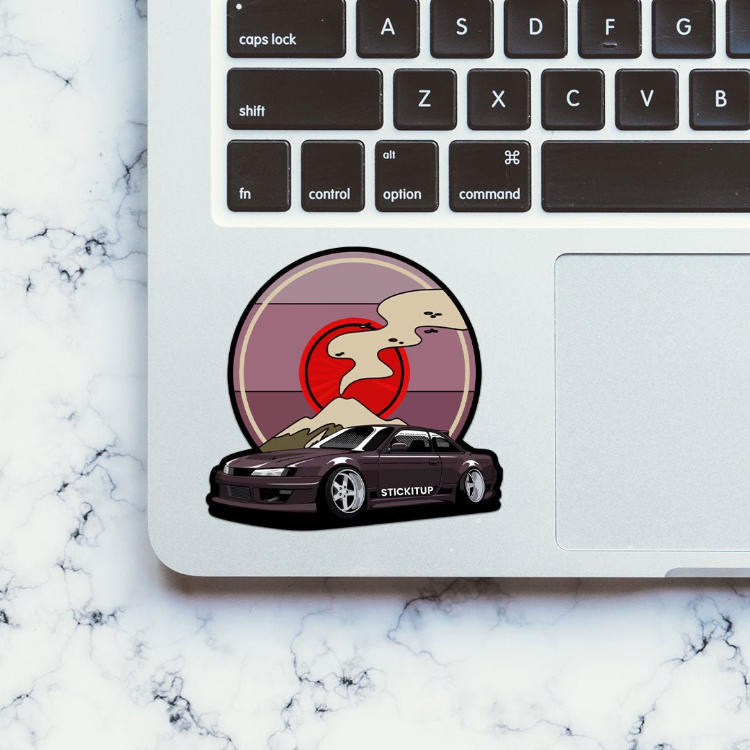 Silvia Sticker waterproof vinyl decal for laptop, bike, car & bottle