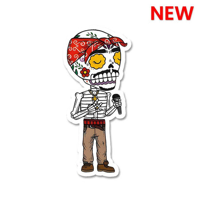 Skeletone PAC Sticker waterproof vinyl decal for laptop, bike, car & bottle