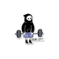 Skull Dead Lift Sticker waterproof vinyl decal for laptop, bike, car & bottle