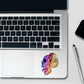 Skull Midnight Camping Holographic Sticker waterproof vinyl decal for laptop, bike, car & bottle
