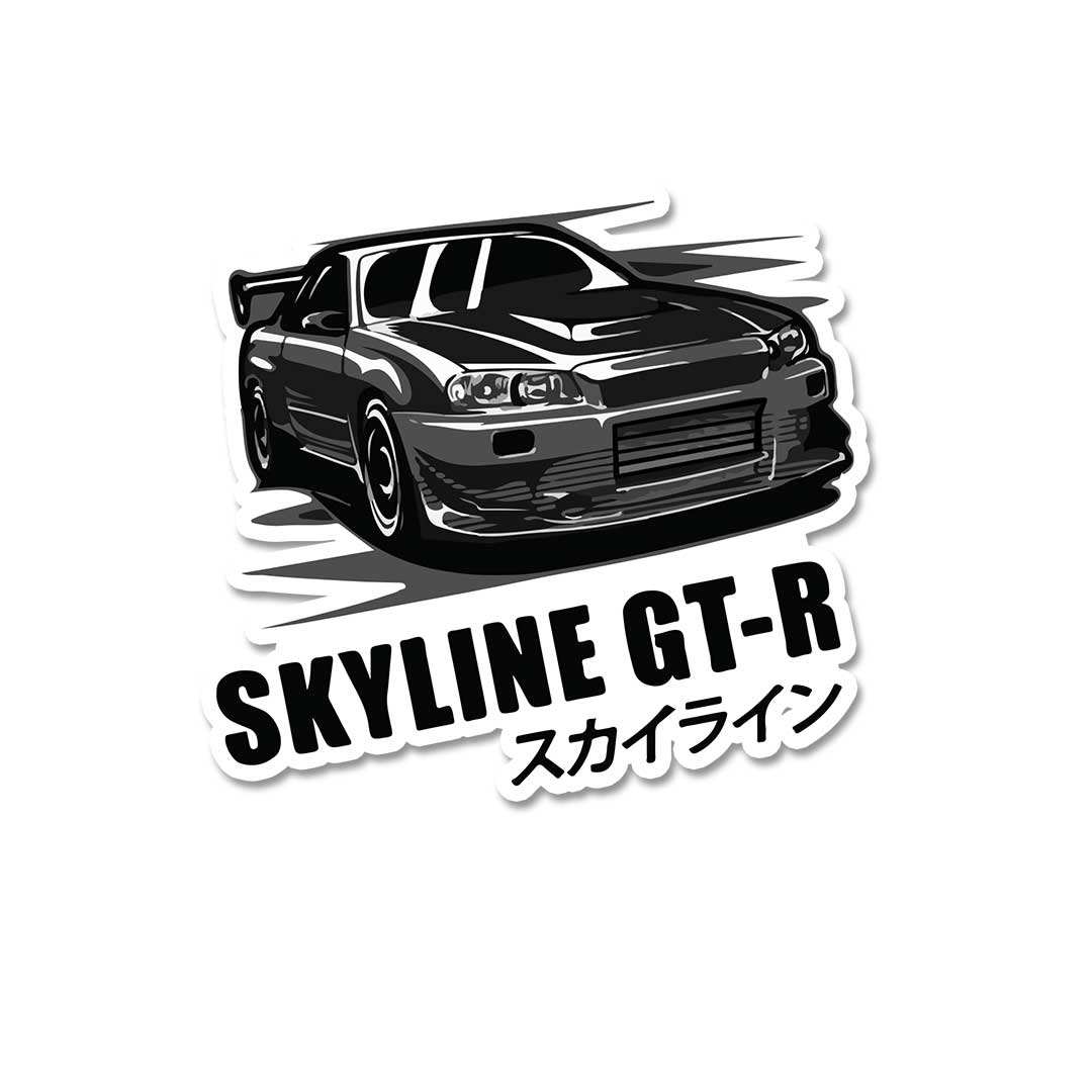 Skyline Gt Sticker - Stickers | STICK IT UP
