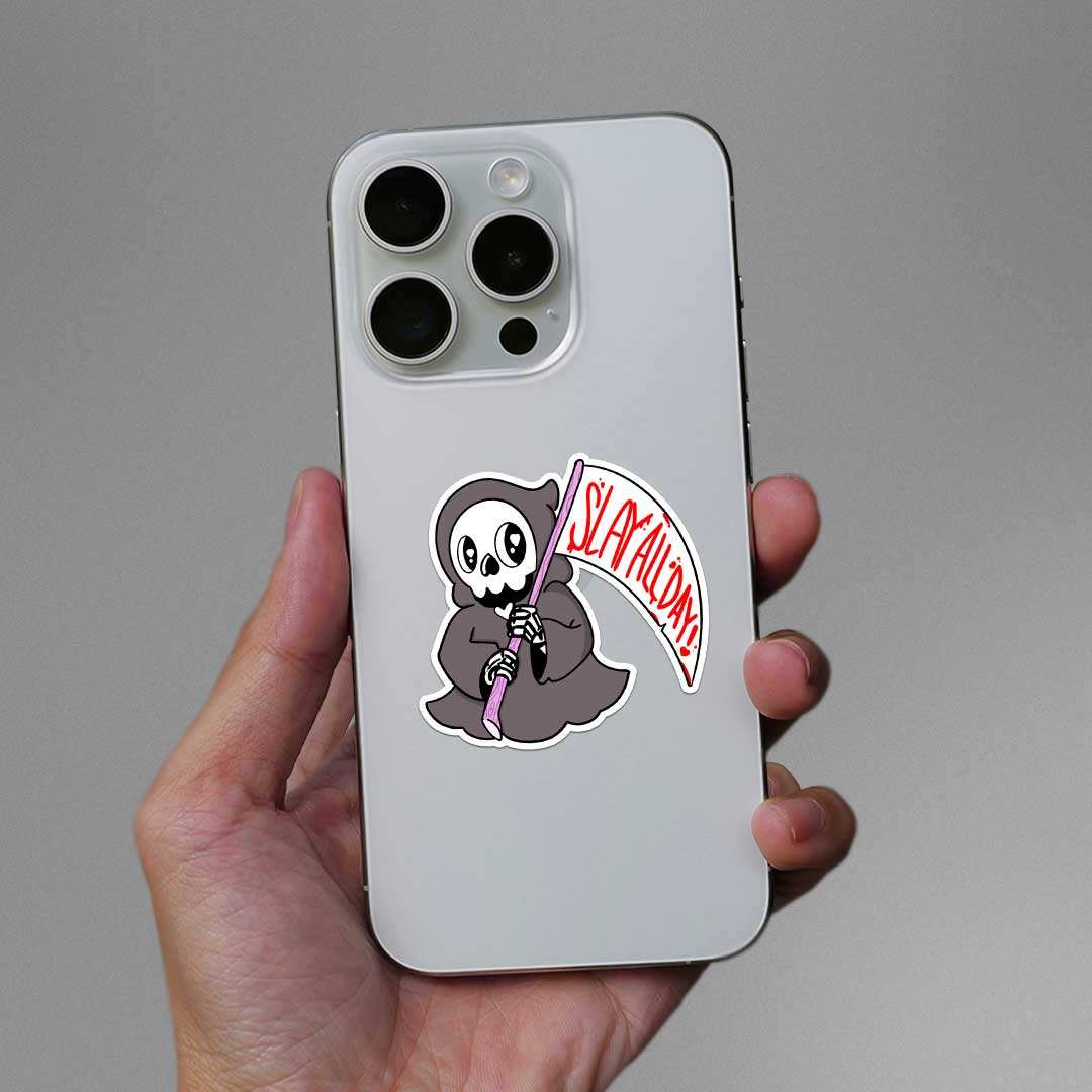Slay All day Sticker waterproof vinyl decal for laptop, bike, car & bottle