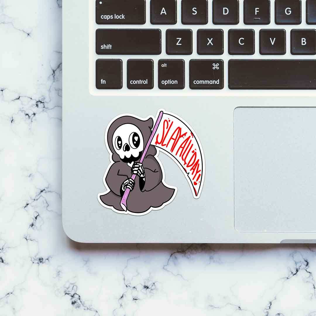 Slay All day Sticker waterproof vinyl decal for laptop, bike, car & bottle