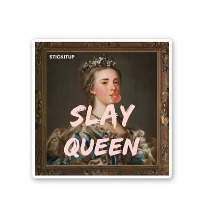 Slay Queen Sticker waterproof vinyl decal for laptop, bike, car & bottle