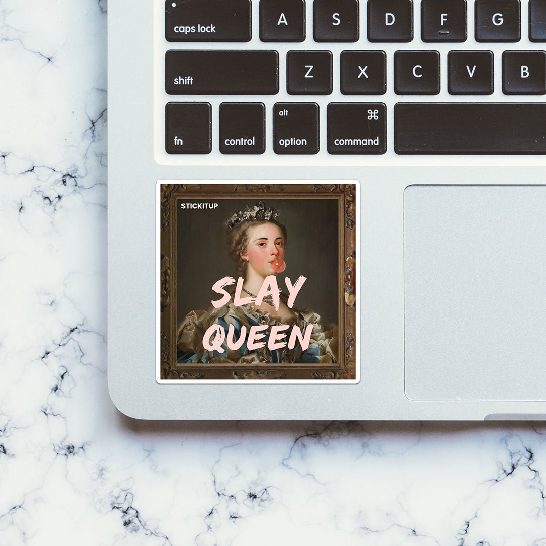 Slay Queen Sticker waterproof vinyl decal for laptop, bike, car & bottle